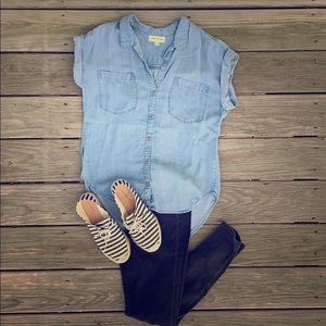 Anthropologie Cloth & Stone jean shirt